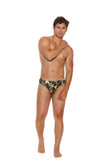 Men's Thong Back Brief - Large/xlarge -  Camouflage