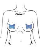 Pastease Premium Glitter Butterfly - Blue O/s
