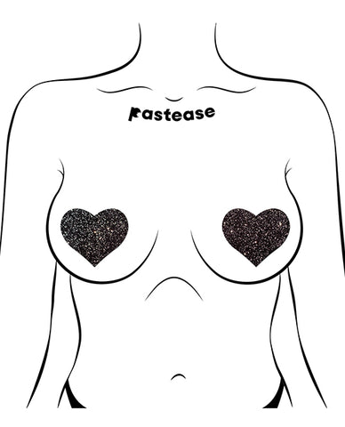 Pastease All Sparkle Heart - Black O/s