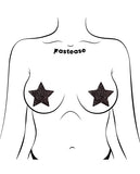 Pastease Premium Glitter Star - Black O/s
