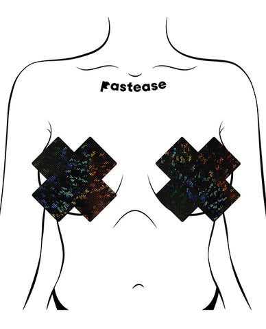 Pastease Coverage Disco Plus X - Black O/s