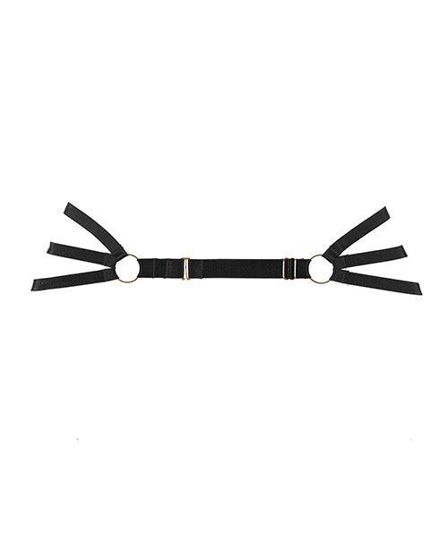 Adore Femme Fatale Waist Harness W/detachable Garters Black O/s
