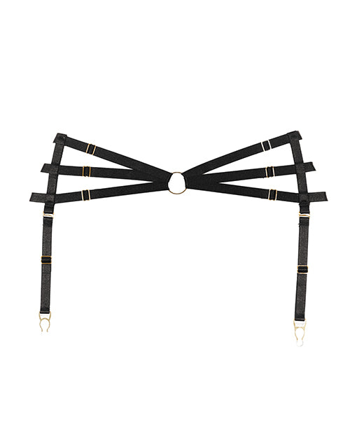 Adore Femme Fatale Waist Harness W/detachable Garters Black O/s
