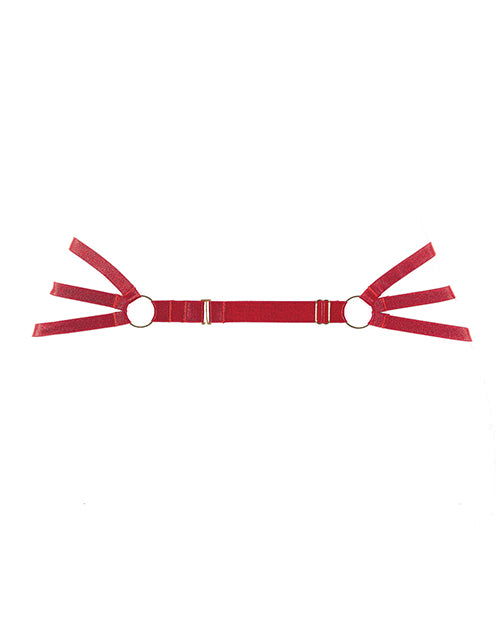 Adore Femme Fatale Waist Harness W/detachable Garters Red O/s