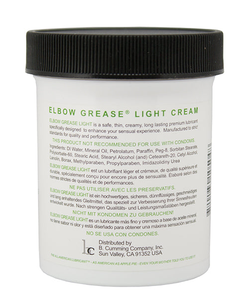 Elbow Grease Light Cream Jar - 4 Oz