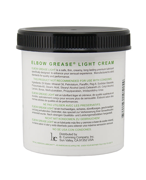 Elbow Grease Light Cream Jar - 15 Oz