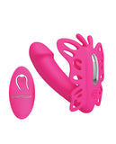 Pretty Love Katherine Wearable Butterfly Vibrator - Fuchsia