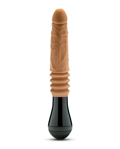 Blush Dr. Skin Silicone Dr. Arthur Thrusting Gyrating Vibrating Dildo - Tan