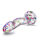 Blush Neo Elite Hanky Panky 7 Inch Confetti Dildo - Glow In The Dark