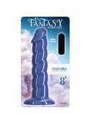 Fantasy Addiction 8" Unicorn Dildo - Blue