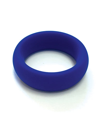 Spartacus 1.75 Inch Wide Silicone Donut Ring - Blue