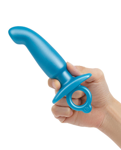B-Vibe Butties Hither Tapered Prostate Plug - Blue