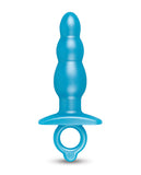 B-Vibe Butties Beaded Tapered Plug - Blue