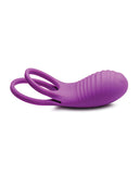 Curve Toys Gossip Love Loops 10x Silicone Cock Ring W/remote - Violet