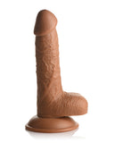 Curve Toys Fantasy Jock Baseball Brian 7 Inch Dildo W/balls - Tan