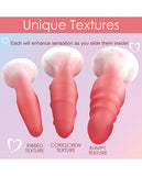 Curve Toys Simply Sweet Silicone Butt Plug Set - Pink