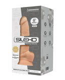 Silexd Model 3 8 Inch Silexpan Memory Silicone Dildo - Ivory