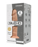 SilexD Model 2 8" Silexpan Memory Silicone Dildo - Ivory