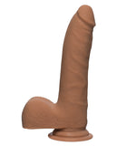 The D 7" Realistic D Slim w/Balls - Caramel