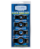 Titanmen Tools Cock Ring Set - Black
