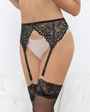 Lace Romance Garterbelt Black LG