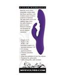 Evolved Wavy Rabbit Vibrator - Purple