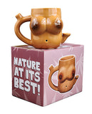 Fashioncraft Novelty Mug - Boobs Brown