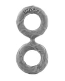 Shaft Double C-Ring - Large Gray