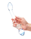 Glas 9.5" Double Play Dual Ended Dildo - Clear