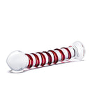 Glas 10" Mr. Swirly Dildo - Red