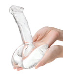 Glas 7.5" Rideable Standing Cock w/Stability Base