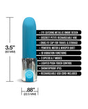 Nixie Smooch Rechargeable Lipstick Vibrator - Blue Ombre