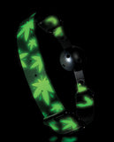 Stoner Vibes Glow in the Dark Breathable Ball Gag