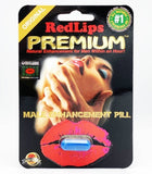 Red Lips Premium 1250mg Male Enhancement For Men Blue Pill