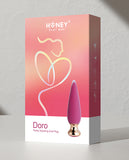 Doro Pretty Vibrating Anal Plug With Remote Control - Pink