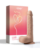 Luis App Controlled Realistic 8.5" Thrusting Dildo Vibrator - Ivory