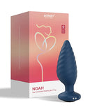 Noah App-Controlled Rotating Butt Plug - Navy Blue