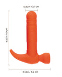 Love Tap the Hammer Vibrator - Orange