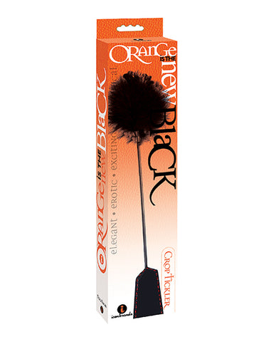 The 9's Orange is the New Black Riding Crop & Tickler