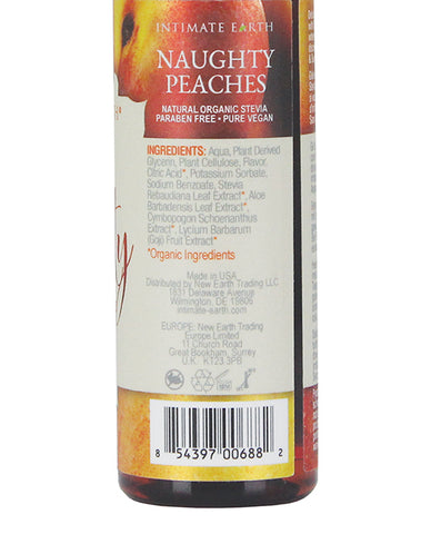 Intimate Earth Natural Flavors Glide - 60 ml Naughty Peaches