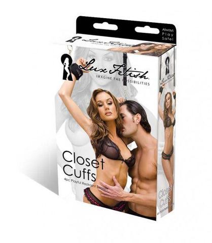 Lux Fetish Closet Cuffs 4 Piece Playful Restraint System