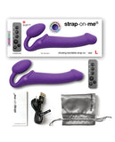 Strap on Me Vibrating Bendable Strapless Strap on Large - Purple