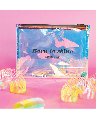 'love To Love Born To Shine Pouch - Black Onyx