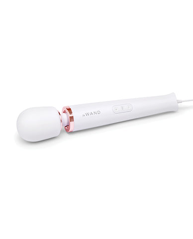 Le Wand Powerful Plug-In Vibrating Massager - White