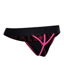 Male Basics Neon Thong  Coral MD