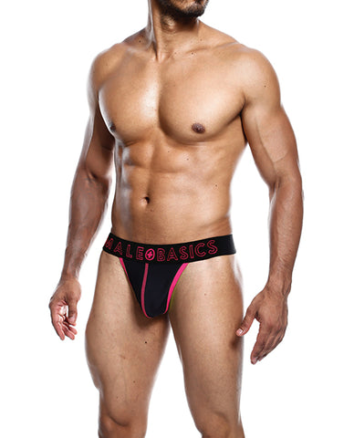Male Basics Neon Thong  Coral XL