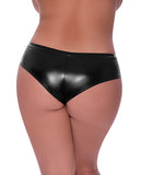 Hard Candy Low Rise Split Crotch Boy Short Black Qn