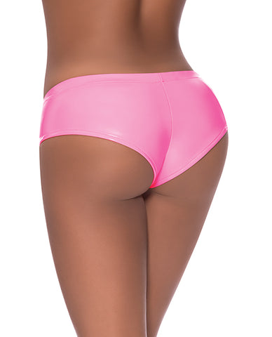 Hard Candy Low Rise Split Crotch Boy Short Pink L/xl