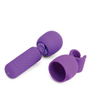 Nu Sensuelle Harlow Mini Wand w/Masturbator Attachment - Purple