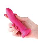 Royals 5" Charlie Curved Dildo - Metallic Pink